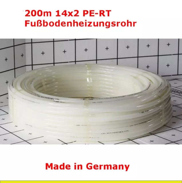 Fußbodenheizungsrohr 200 Meter aus PE (Sauerstoffdicht)