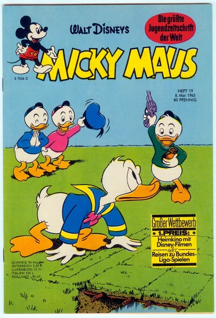 MICKY MAUS 1965 Heft 19 in ungewöhnlich schöner Erhaltung