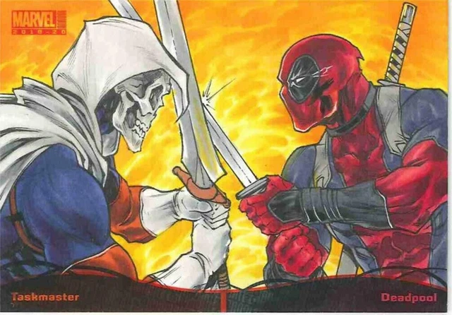 Rare Marvel dead Pool sketch card by Idan Knafo Excellent Condition