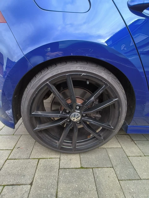 VOLKSWAGEN GOLF R Mk7 Pretoria Rep Alloy Wheels + Tyres Gti Tcr Gtd Gte ...
