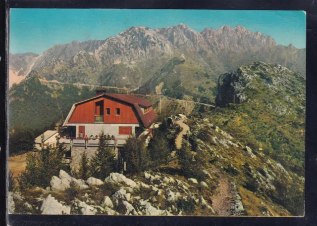 Cartolina Rifugio Città di Massa Pian della Fioba Alpi Apuane IA146
