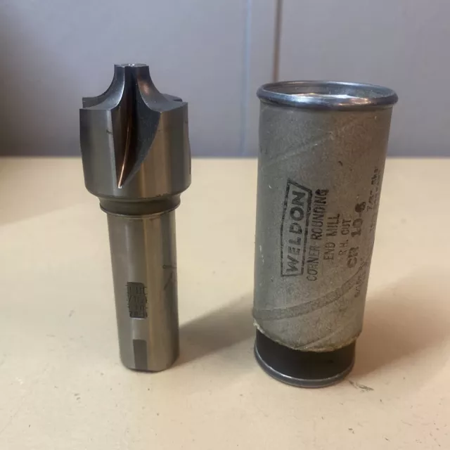 Weldon Radius Corner Rounding End Mill CR10-6 5/16 “  7/8 shank