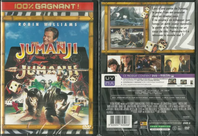 DVD - JUMANJI avec ROBIN WILLIAMS, BONNIE HUNT / NEUF EMBALLE - NEW & SEALED