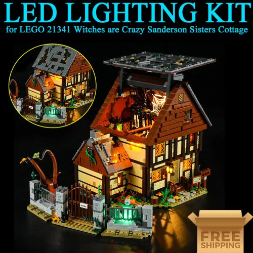 LED Licht Kit für Lego 21341 Hocus Pocus: The Sanderson Sisters' Cottage