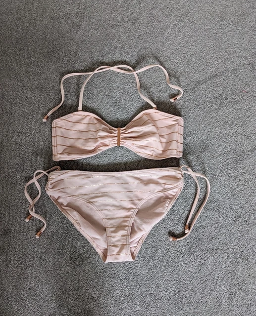 Set bikini Ted Baker rosa oro rosa top 3 inferiori 2