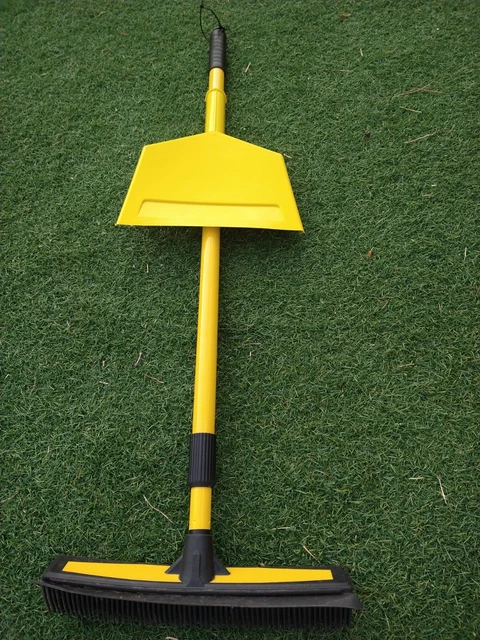 Furremover W/ Built In Squeegee Rubber Multi-Purpose Broom - Good Condition