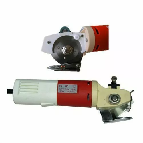 65mm2.5" Blade Electric Round Knife Cloth Cutter Fabric Cutting Machine Scissors