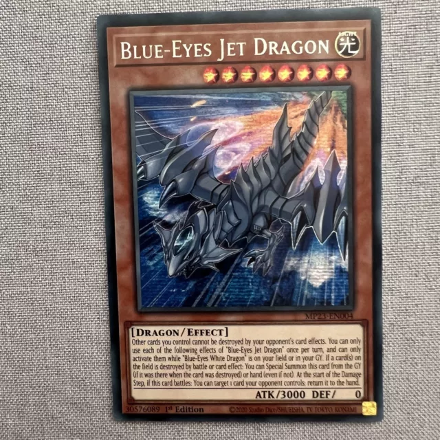 Blue-Eyes Jet Dragon MP23-EN004 1st edition Secret Rare Yugioh