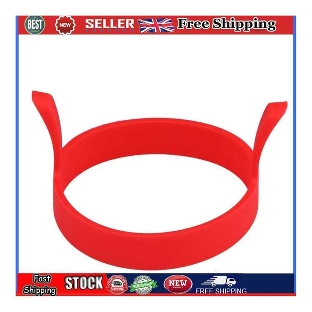 Omelette da cucina fritta per pancake rotondi in silicone per strumento da cucina (rosso)