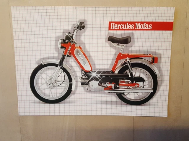 Hercules Prima 5 S Technische Daten HERCULES MOFA PRIMA 3 4 5 S GX Prospekt 1980er Jahre Technische Daten