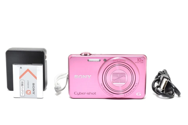 SONY CYBER-SHOT DSC- WX170 Pink Digital Camera 18.2MP 10x Zoom