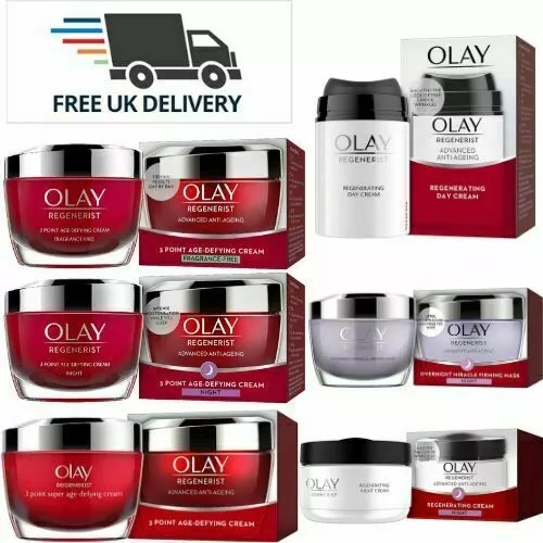 OLAY Regenerist Advanced 3 Point Age-Defying Day Night Cream Serum Mask *New*