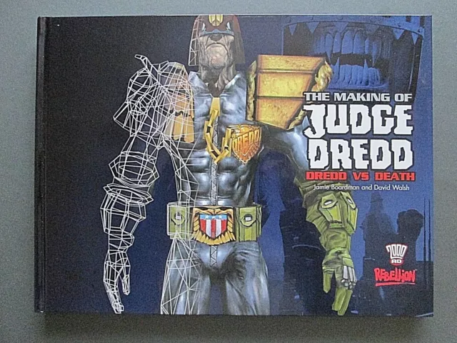 The Making of Judge Dredd vs Death Hardback Book Comic Rebellion 2000 AD