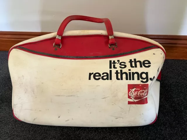 Vintage 1970's COCA COLA Bag...RARE! Made In AUSTRALIA / Denzil Don COKE Retro