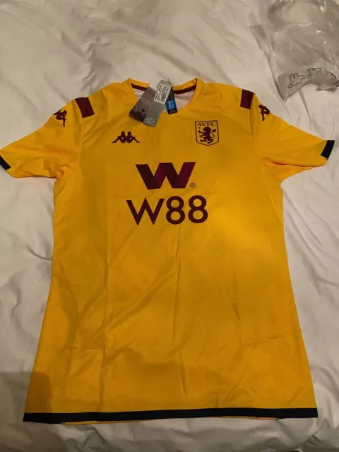 Aston villa shop yellow training top