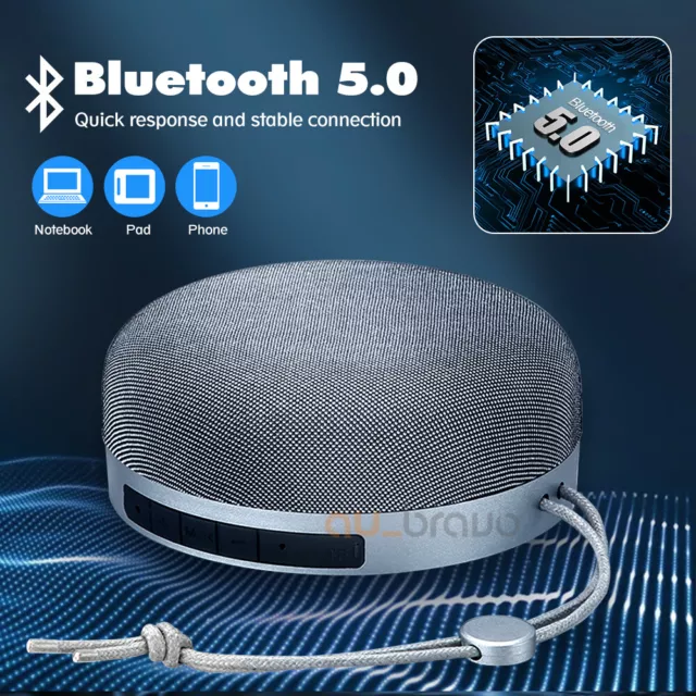 Waterproof Wireless Bluetooth Speakers Handsfree Mic Bathroom Shower Speaker 2