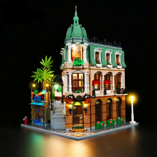 Kit d'éclairage LED Vonado avec télécommande pour LEGO Boutique Hôtel 10297¤NEUF