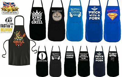New Unisex Adult Aprons Chefs Novelty Butchers Funny Kitchen Bbq Party Cooking