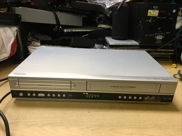 Magnétoscope Philips VR 805 VHS-HQ PAL Nicam – Testé + Télécommande + Câble
