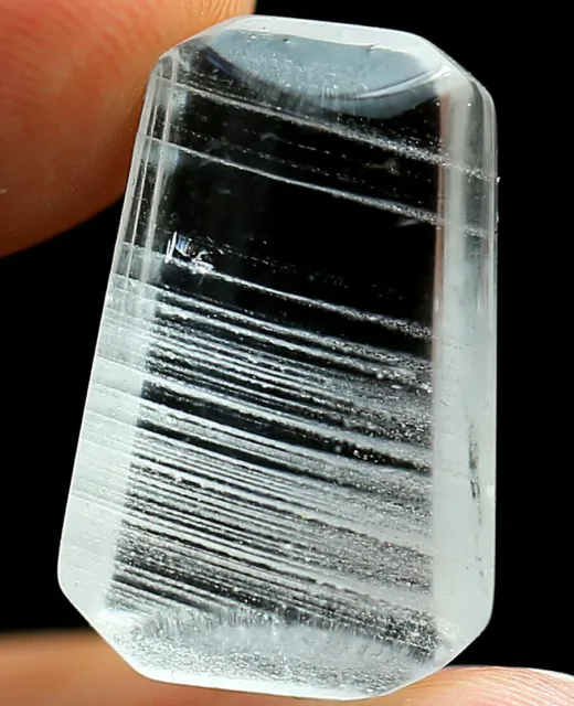 18.8ct 100% Natural White Ghost Thousand Layer Crystal Quartz Pendant Polished