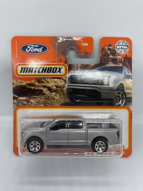 Matchbox 2022 Ford F-150 Lightning Silver – 20/100 Series Diecast Model Car