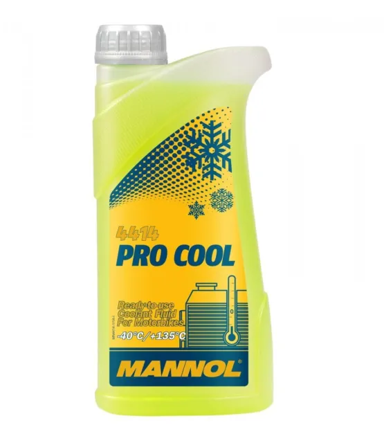 MANNOL MN4414-1 Kühlmittel Kühlerfrostschutz 1L -40°C Gelb Antifreeze