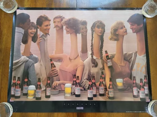 1983 Budweiser Longnecks Poster
