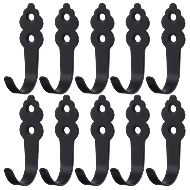 10 Pcs Hook Bathroom Towel Wall-mounted Clothes Rack Hangers Light Hooks