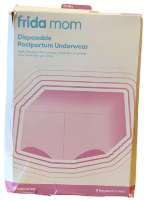 Frida Mom Postpartum Recovery Essentials Kit: Disposable Underwear, Ice  Pads,NEW