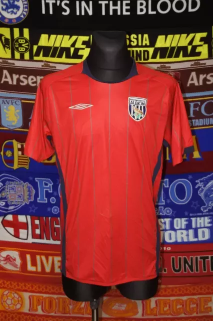 4/5 West Bromwich Albion adults L 2009 away football shirt jersey soccer