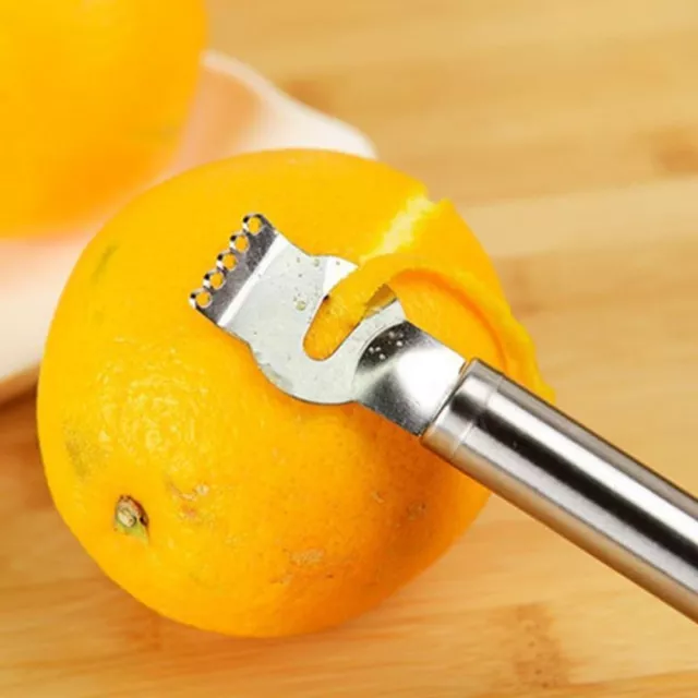 Fruit Lime Citrus Peeling Scraper Kitchen Stainless Steel Grater Lemon Zester