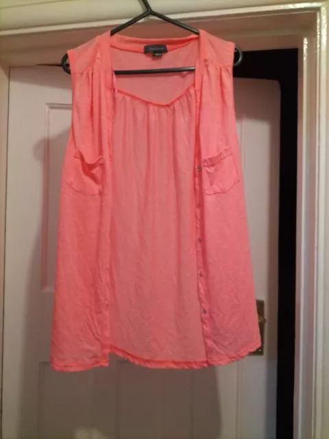 Ladies Primark Size 18 Cerise Pink Blouse