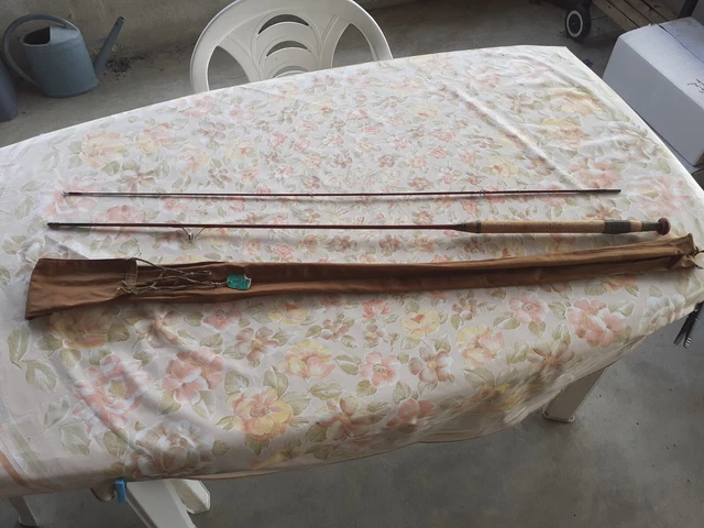 Canne à Carpe Bambou Refendu Pezon Et Michel 285cm 20-40g 2 Brins France