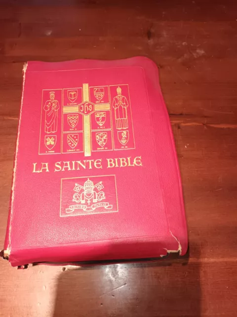 LA SAINTE BIBLE  EDITION PAPALE / de 1992 et en Français /