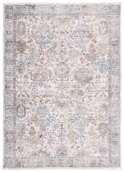 William Morris Style Arts & Crafts Traditional Blue Rust Area Rug *FREE SHIPPING