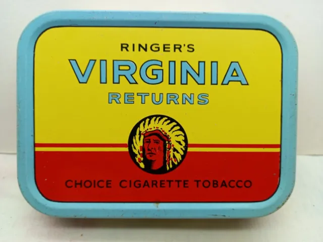 Ringers Virginia returns 2oz tobacco tin England