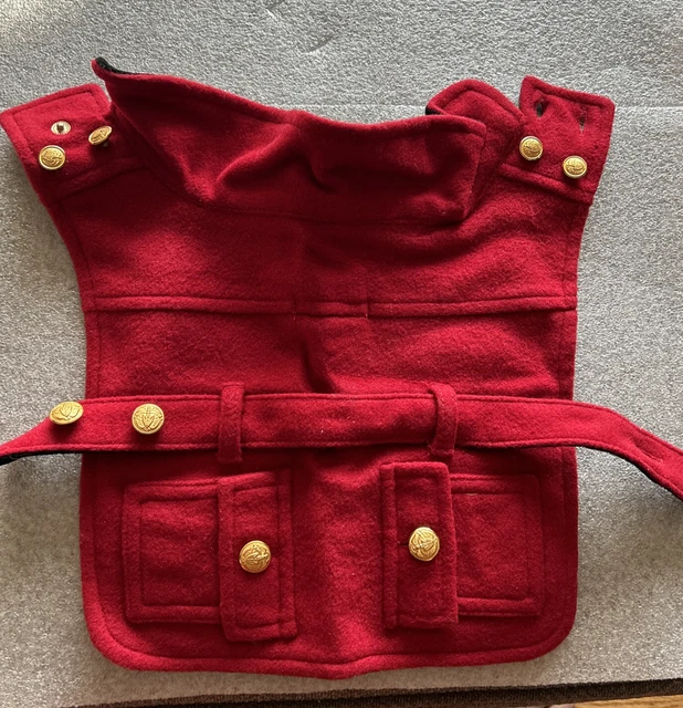 Vintage Ralph Lauren Polo wool/Cashmere Button Coat Dog Size (S) Vintage Ralph Lauren Polo wool/Cashmere Button Coat Dog Size (S)
