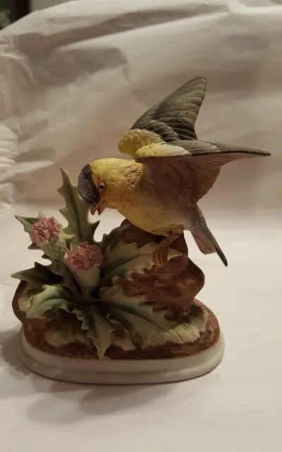 Lefton Hand Painted Bird " Gold Finch " Figurine  - Excellent Condition