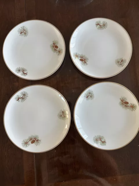 Fukagawa Arita 904 Bread/Dessert Plates-Set Of 4