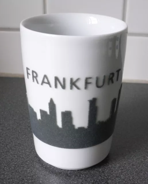 3x Kahla Kaffeebecher TOUCH! CITY Becher Tasse - ROM +  FRANKFURT + DORTMUND