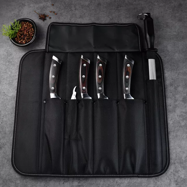 Borsa da cucina chef coltello borsa a rotelle borsa da trasporto custodia portatile durevole
