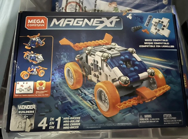Mega Construx Magnext 4 in 1 Mag Racers Building Set