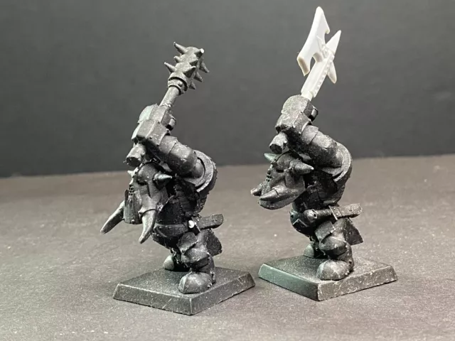 Warhammer Age of Sigmar WFB/AoS plástico orcos negros x2 orcos y duendes