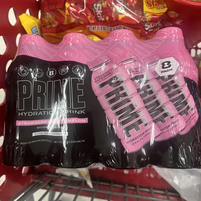 PRIME HYDRATION SPORTS Drink Usa Edition Bottle Strawberry Watermelon