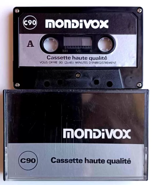 CASSETTE AUDIO VIERGE MONDIVOX C 90 EUR 5,90 - PicClick FR