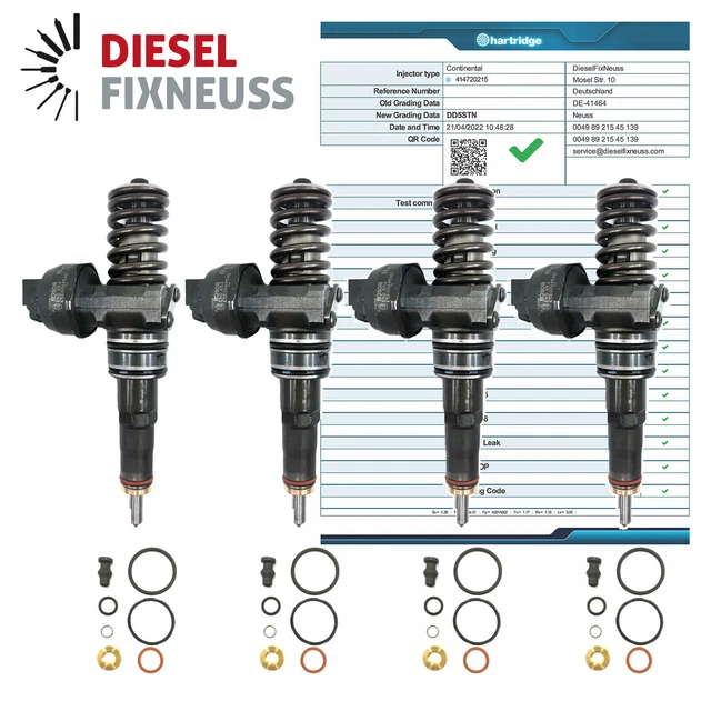 4x Bosch Buse d'injection 038130073ag /0986441559/0414720215 Unité de Buse Pompe