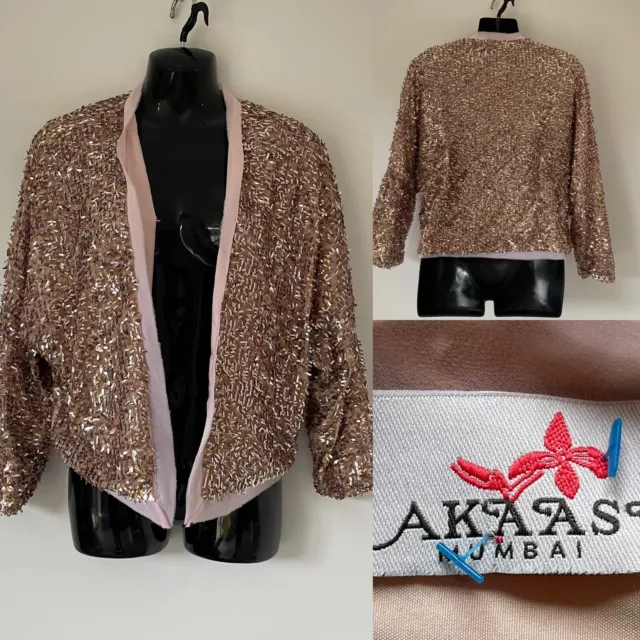 Rose gold sales evening jacket