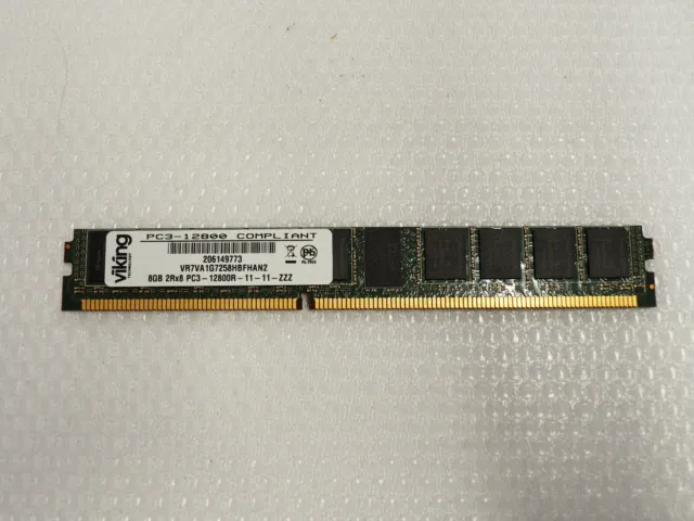 Lot of 17 x 8GB Viking VR7VA1G7258HBFHAN2 PC3-12800R 2Rx8 Server Memory RAM