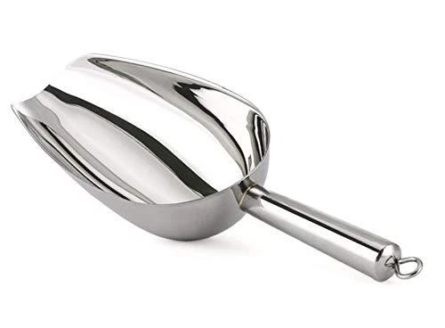 Ice Scoop 24 oz Stainless Steel Big Large Scoop for Sweet Food Popcorn Flour ...
