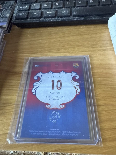 Carte Sportive Maradona Topps - FC Barcelone 125 Ans - Vert /150 - 2025